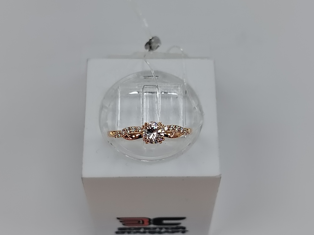 КОЛЬЦО С КАМНЯМИ (Au 585)