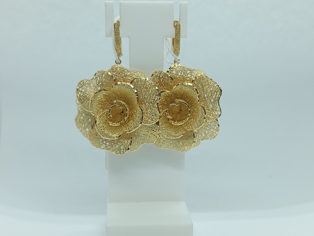 СБКМ500 СЕРЬГИ БЕЗ КАМНЯ (Au 500)