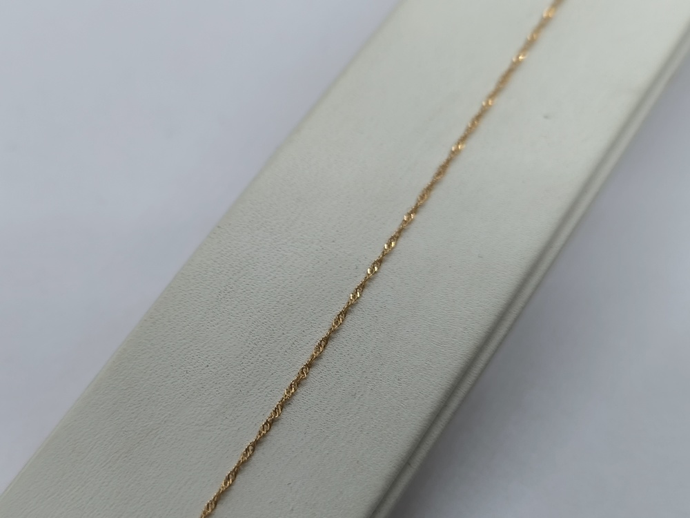 БРАСЛЕТ ПОЛНОВЕСНЫЙ Сингапур Au 585