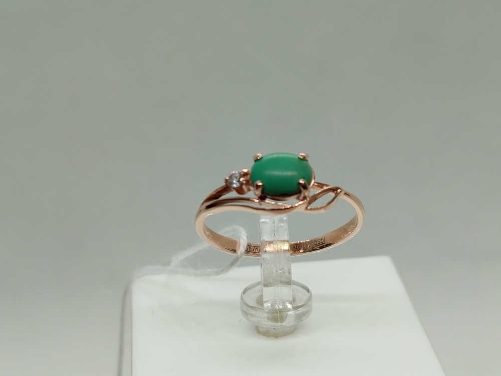 КОЛКМИ585 КОЛЬЦО С КАМНЯМИ (Au 585)