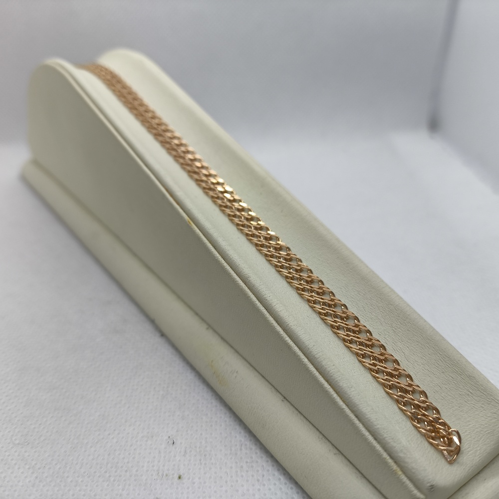 ЦЕПЬ ПОЛНОВЕСНАЯ Ромб двойной (Au 585)