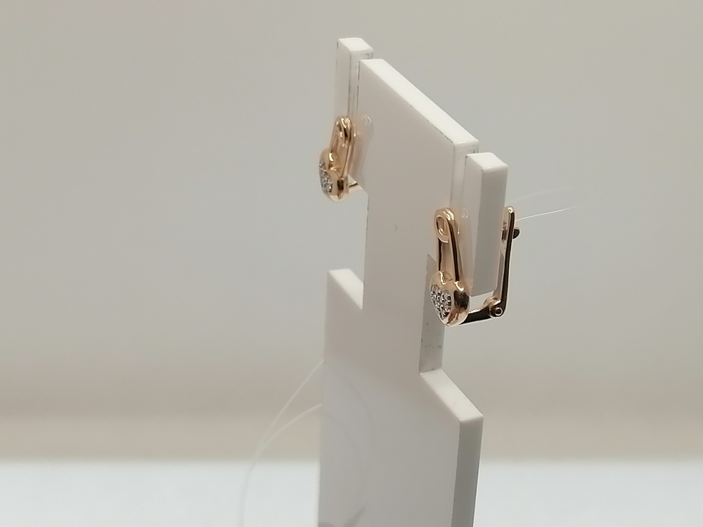 СЕРЬГИ С КАМНЯМИ (Au 585)