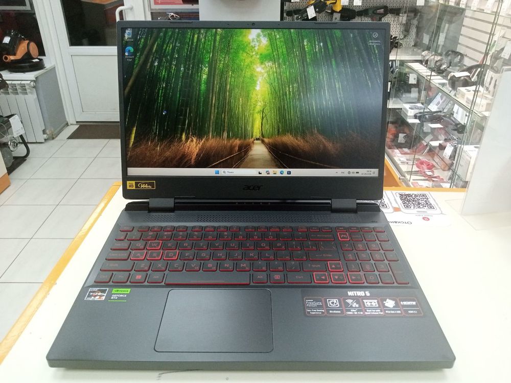 Ноутбук Acer; Ryzen 7 6800H, GeForce RTX 3050, 16 Гб, 500 Гб, Нет