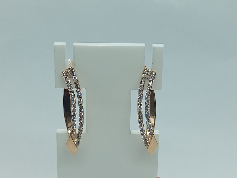 СЕРЬГИ С КАМНЯМИ (Au 585)