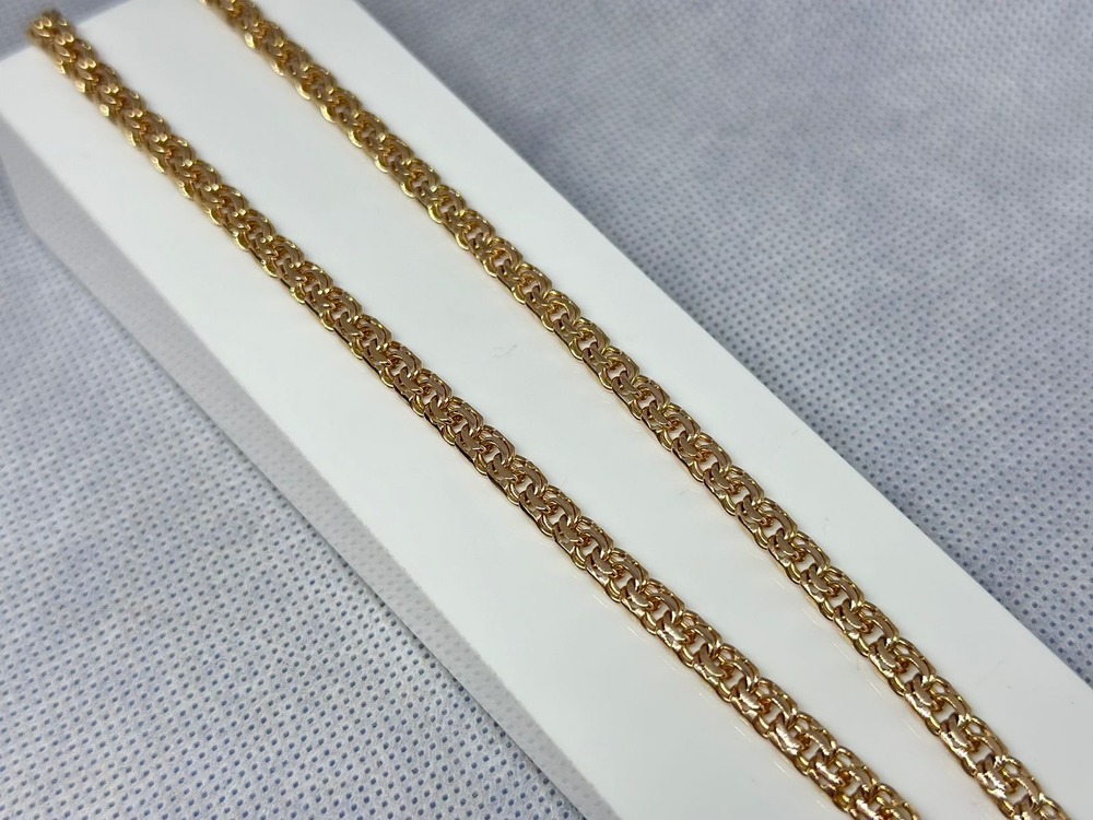 ЦЕПЬ ПОЛНОВЕСНАЯ Бисмарк (Au 585)