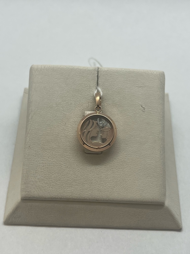 ПОДКМИ585 ПОДВЕСКА С КАМНЯМИ (Au 585)