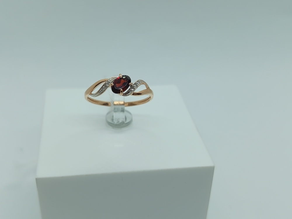 КОЛКМИ585 КОЛЬЦО С КАМНЯМИ (Au 585)