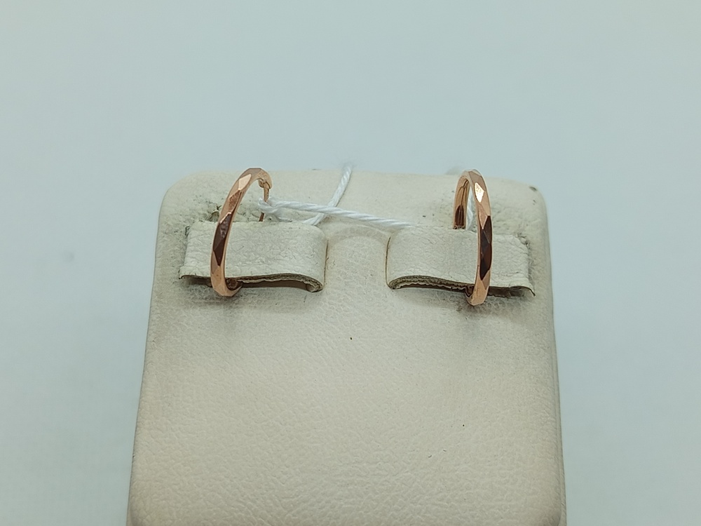 СКОН585 СЕРЬГИ КОНГО (Au 585)
