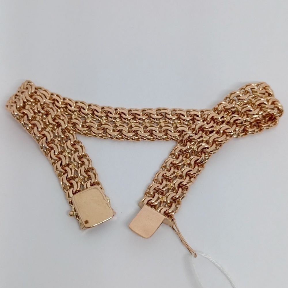 БРАСЛЕТ ПОЛНОВЕСНЫЙ Бисмарк (Au 585)