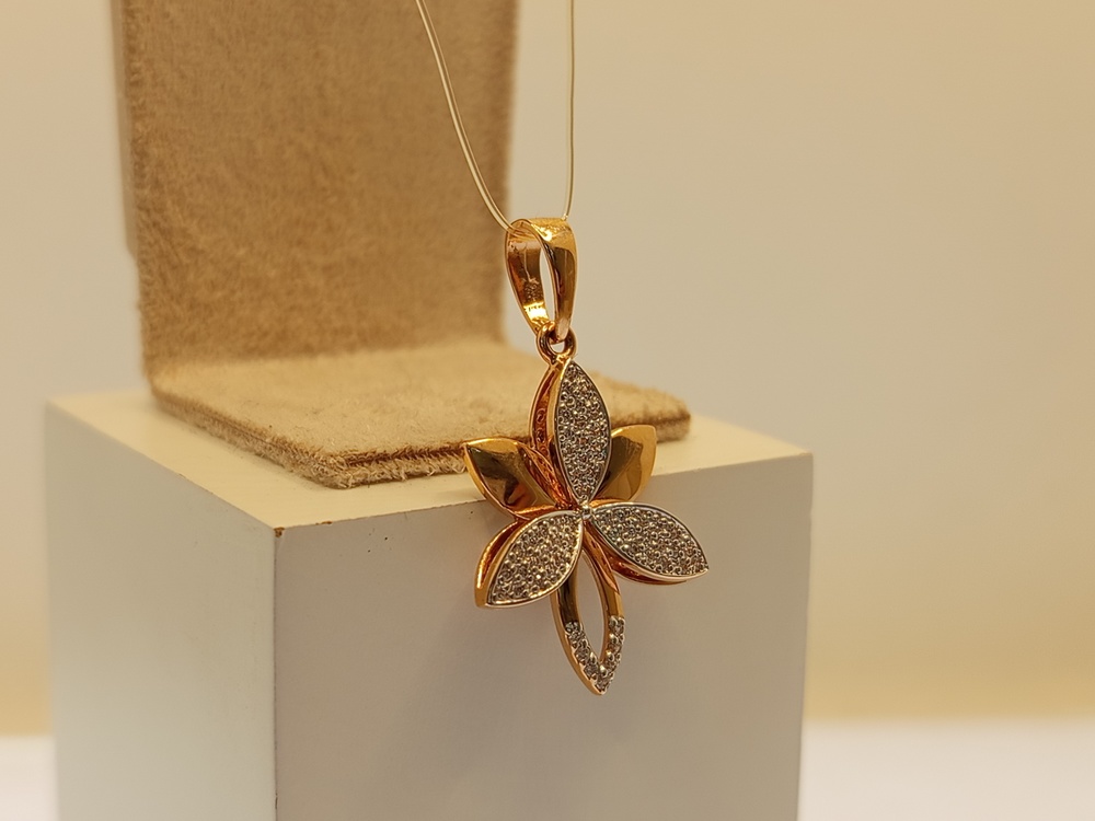 ПОДВЕСКА С КАМНЯМИ (Au 585)