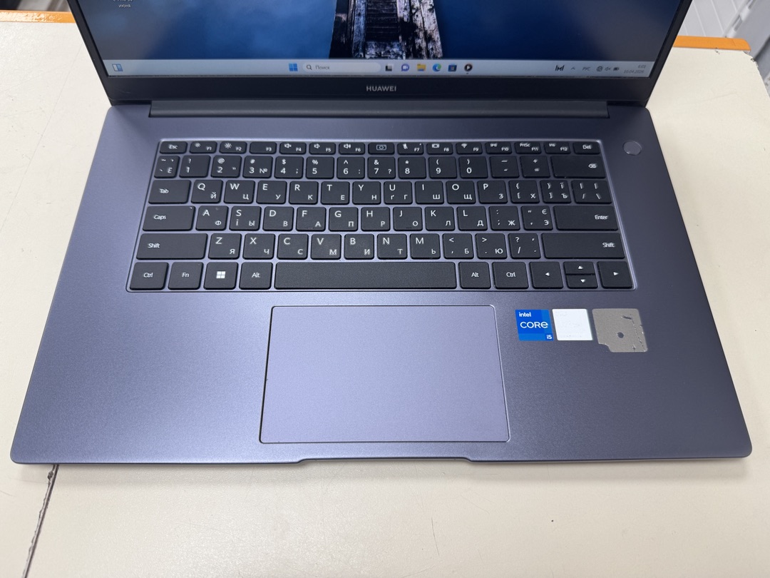 Ноутбук Huawei BoD-WDH9; Core i5-1135G7, Intel iris XE Graphics, 8 Гб, 240 Гб, Нет
