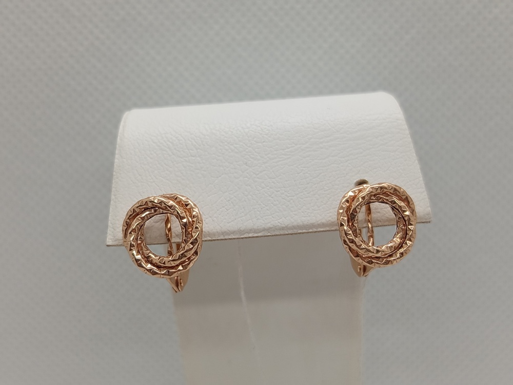 СЕРЬГИ БЕЗ КАМНЯ (Au 585)