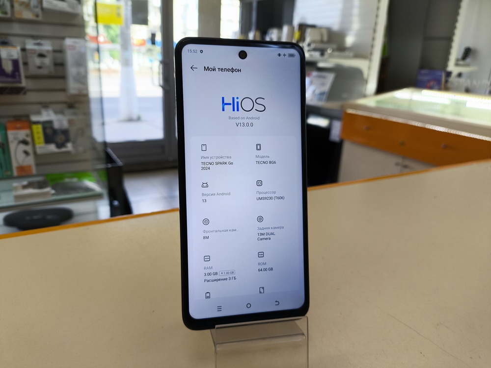 Смартфон Tecno Spark Go 2024 3/64