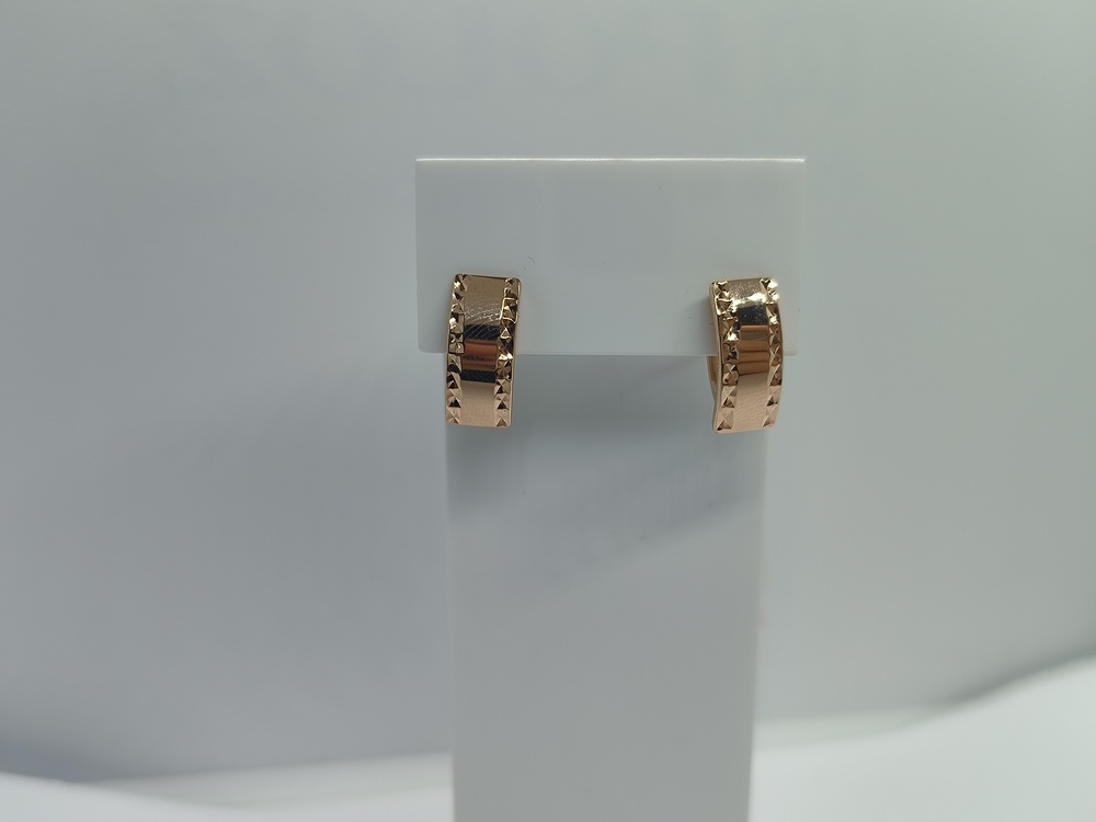 СЕРЬГИ БЕЗ КАМНЯ (Au 585)