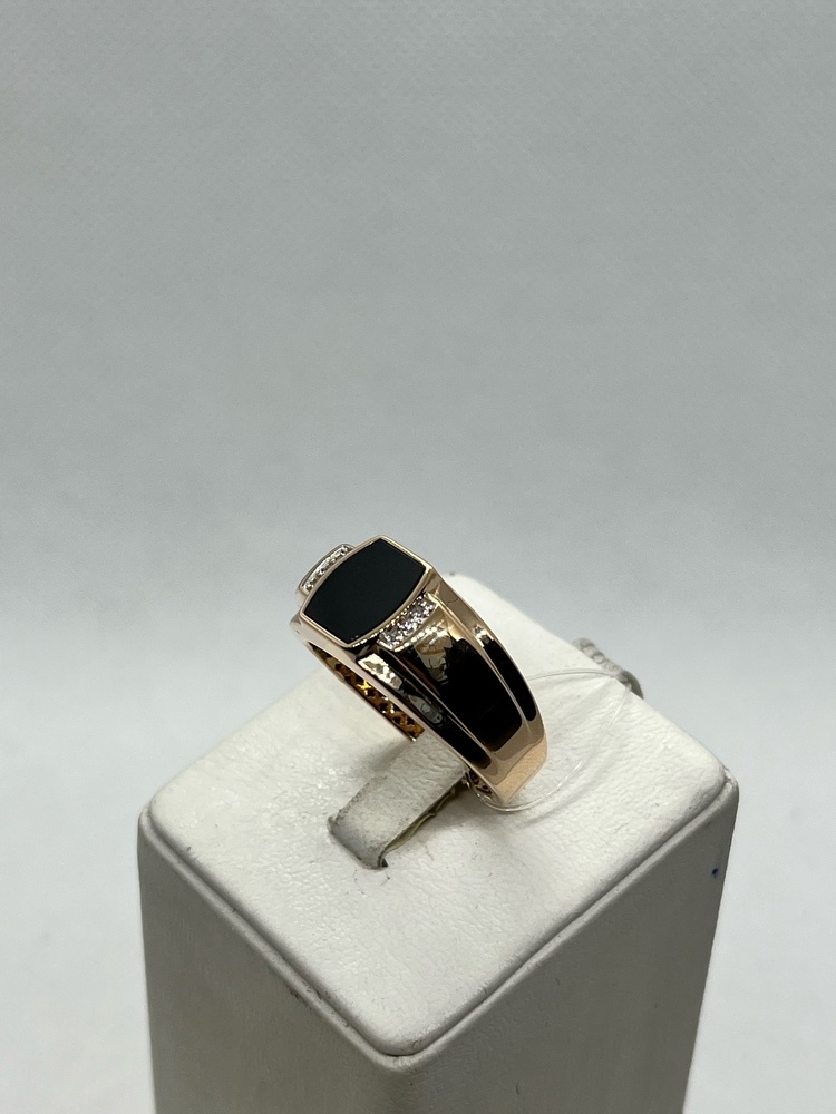 КОЛЬЦО ПЕЧАТКА с камнями (Au 585) КОЛЬЦО ПЕЧАТКА с камнями (Au 585)