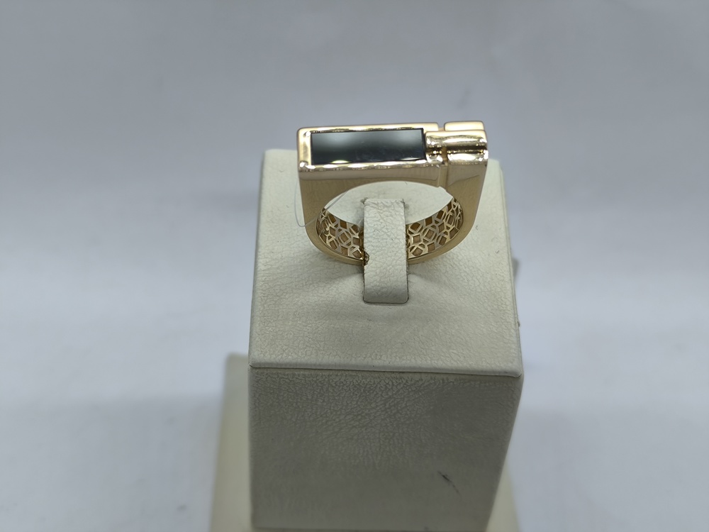 КОЛЬЦО ПЕЧАТКА с камнем (Au 585)