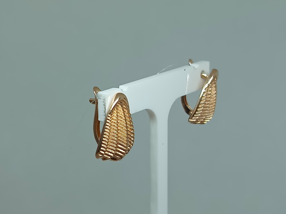 СЕРЬГИ БЕЗ КАМНЯ (Au 585)