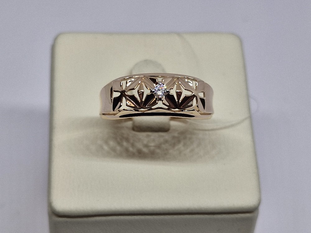 КОЛЬЦО С КАМНЕМ (Au 585)