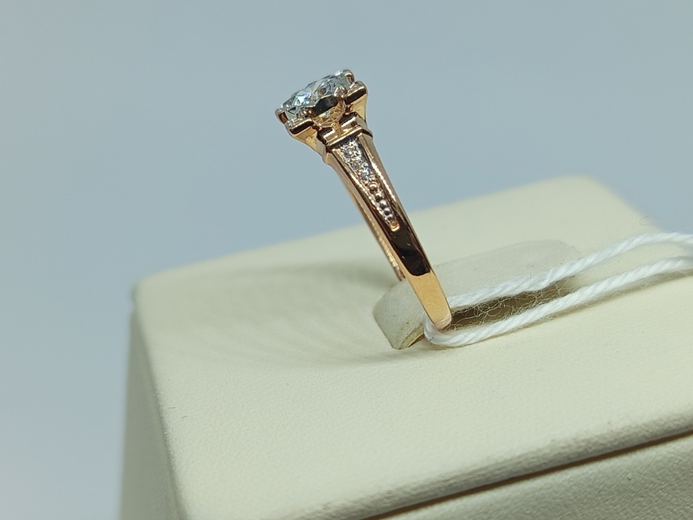 КОЛКМИ585 КОЛЬЦО С КАМНЯМИ (Au 585)