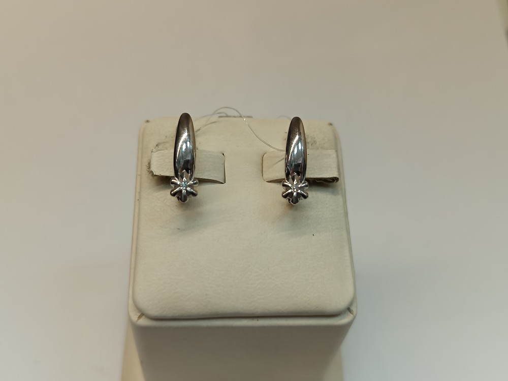 СЕРЬГИ БРИЛЛИАНТ (Ag 925)