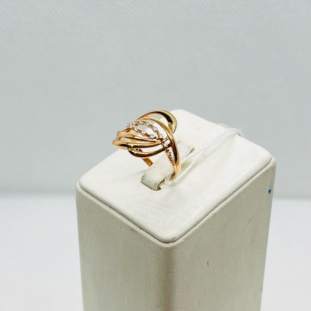 КОЛКМИ585 КОЛЬЦО С КАМНЯМИ (Au 585)