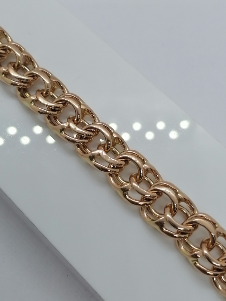 БРАСЛЕТ ПОЛНОВЕСНЫЙ Бисмарк (Au 585)