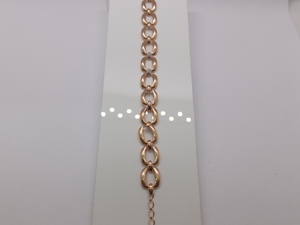 Б585 БРАСЛЕТ С КАМНЯМИ (Au 585)