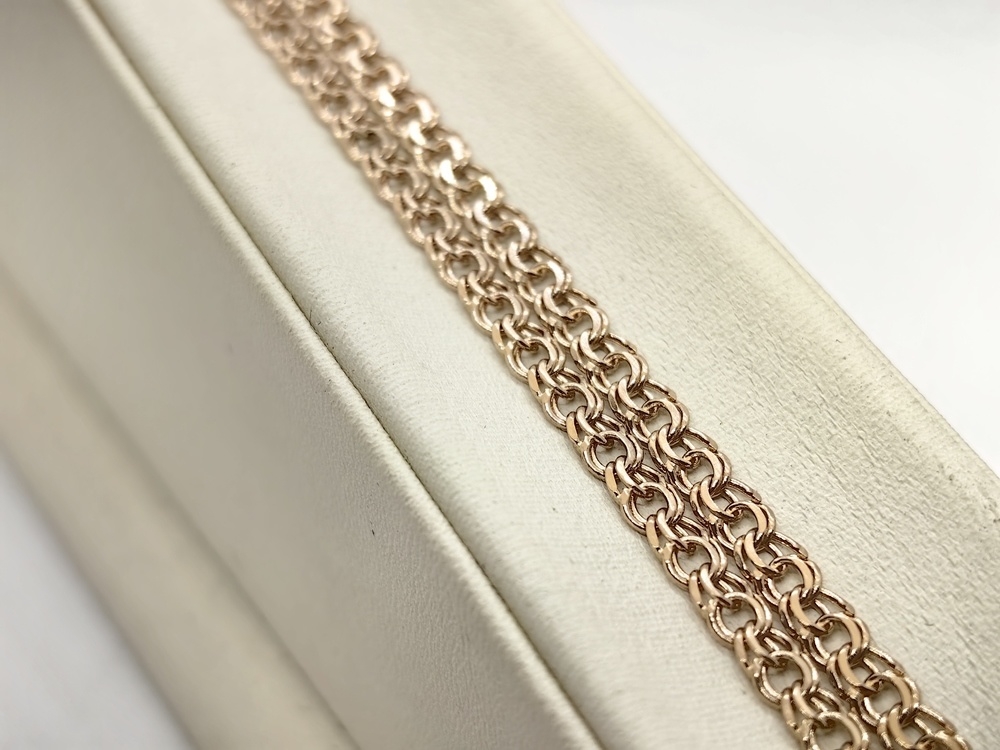 ЦЕПЬ ПОЛНОВЕСНАЯ Бисмарк (Au 585)