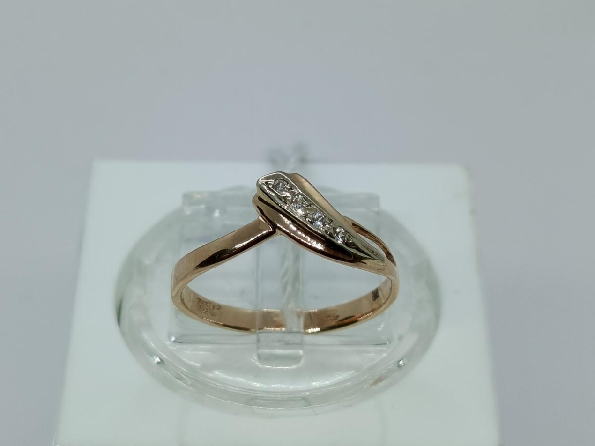 КОЛКМИ585 КОЛЬЦО С КАМНЯМИ (Au 585)