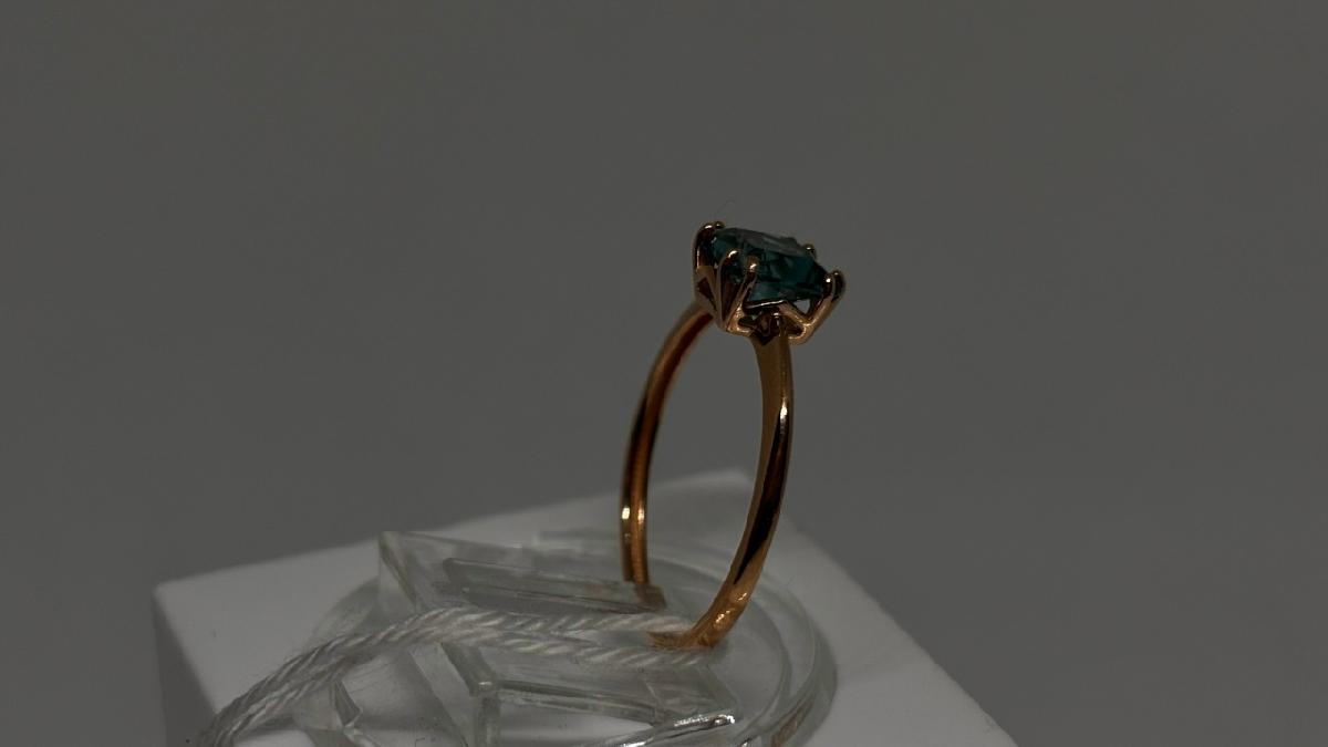 КОЛЬЦО С КАМНЕМ (Au 585)