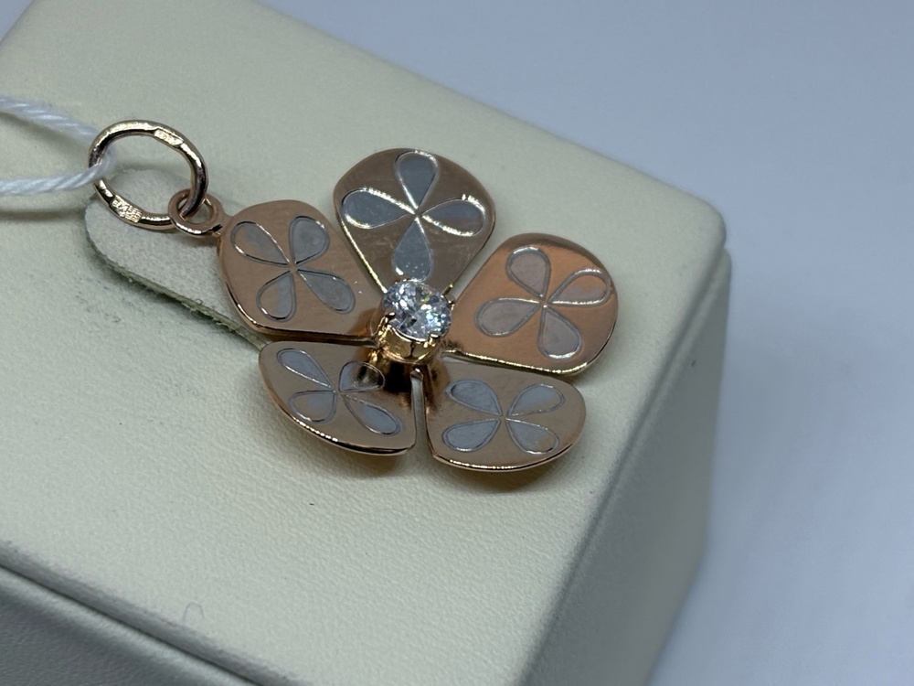 ПОДКМ585 ПОДВЕСКА С КАМНЕМ (Au 585)