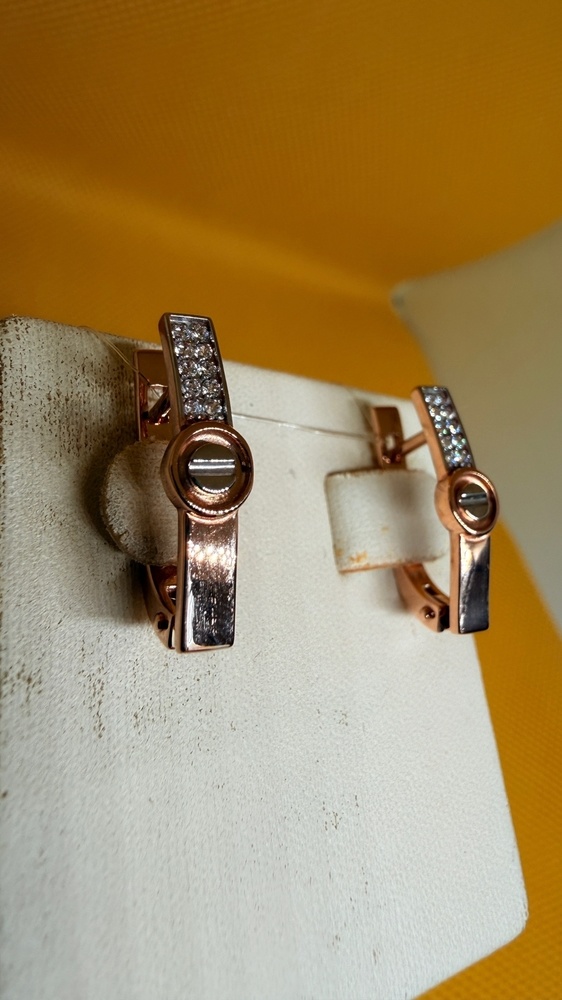 СЕРЬГИ С КАМНЯМИ (Au 585)