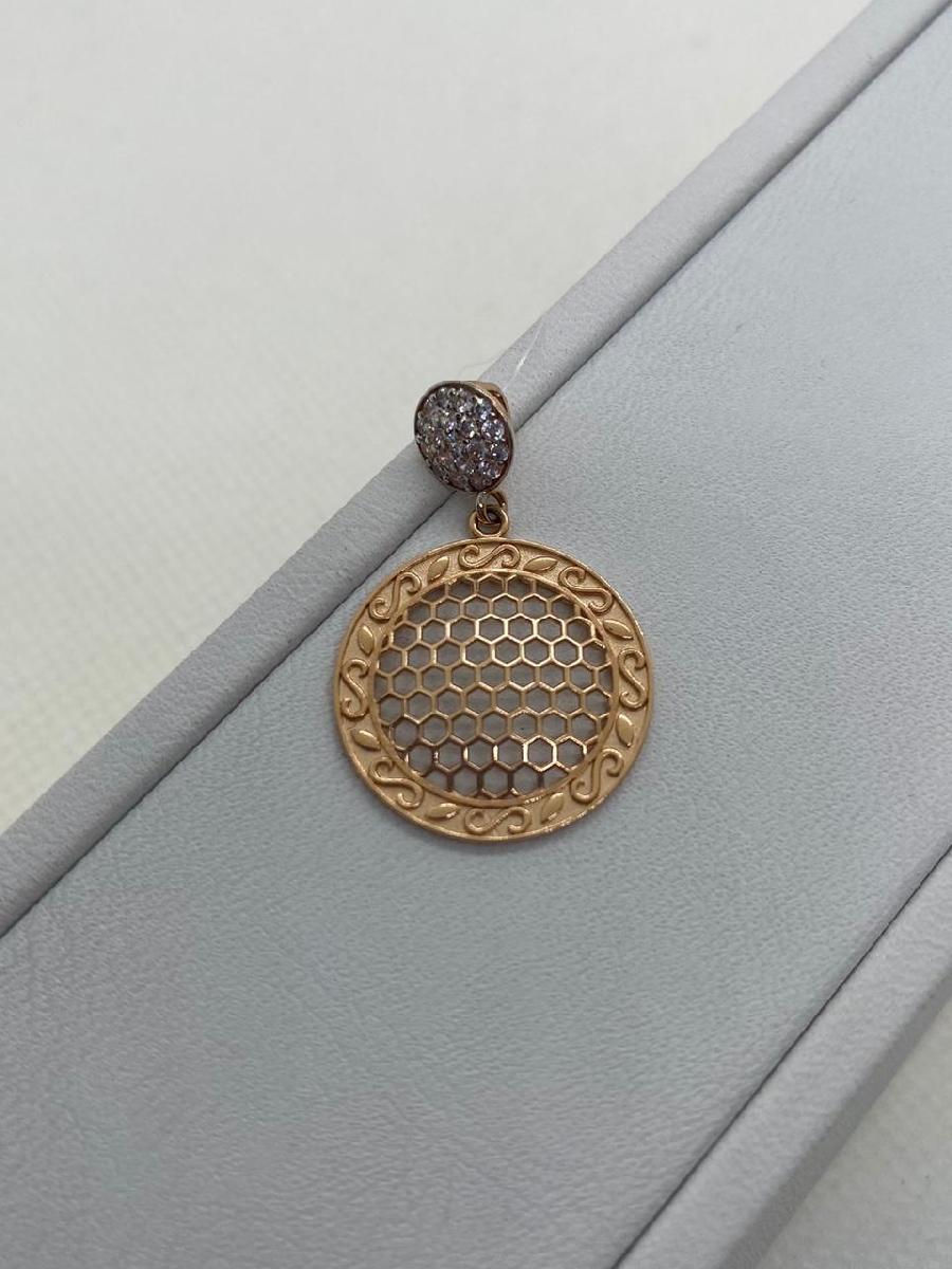 950344 ПОДВЕСКА С КАМНЯМИ (Au 585)
