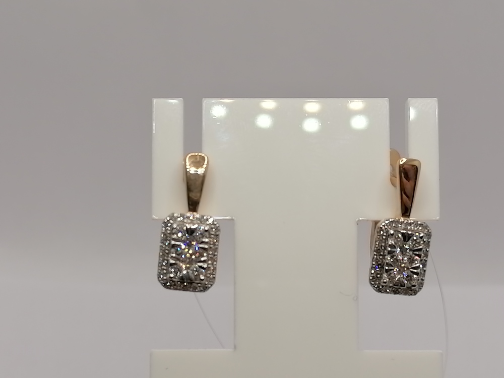 СЕРЬГИ БРИЛЛИАНТ (Au 585)