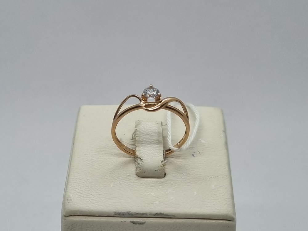 КОЛКМ585 КОЛЬЦО С КАМНЕМ (Au 585)