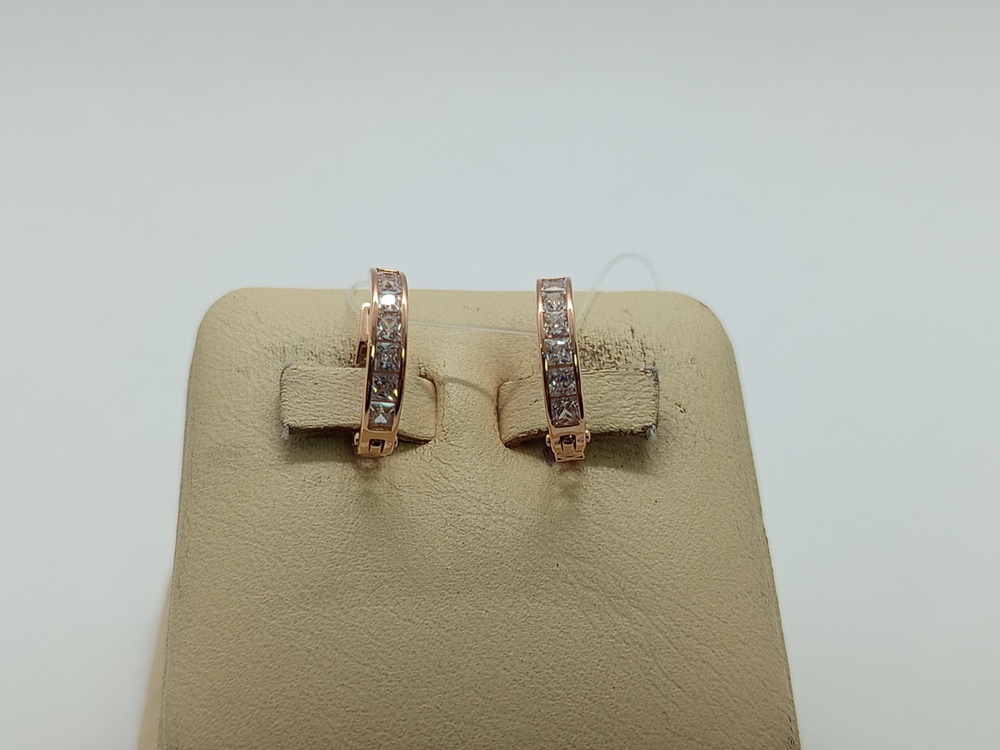 СЕРЬГИ С КАМНЯМИ (Au 585)