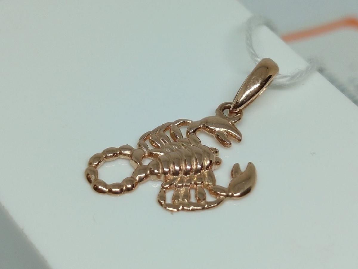 ПОДВЕСКА ЗНАК ЗОДИАКА СКОРПИОН Au 585 ПОДВЕСКА ЗНАК ЗОДИАКА СКОРПИОН Au 585