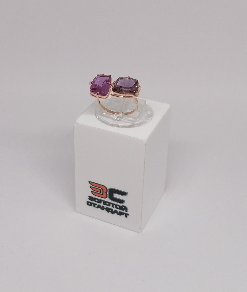 КОЛЬЦО С КАМНЯМИ (Au 585)