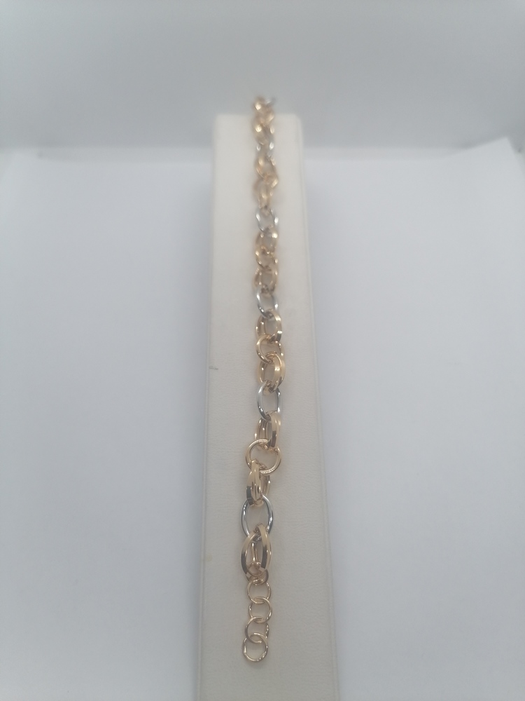 Т-26304 БРАСЛЕТ ФАНТАЗИЯ без камня (Au 585)