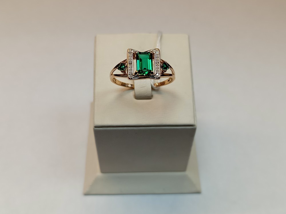 КОЛКМИ585 КОЛЬЦО С КАМНЯМИ (Au 585)