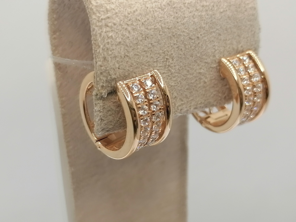 СЕРЬГИ С КАМНЯМИ (Au 585)