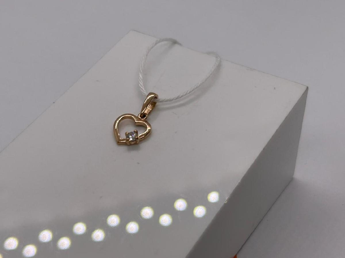 ПОДКМ585 ПОДВЕСКА С КАМНЕМ (Au 585)