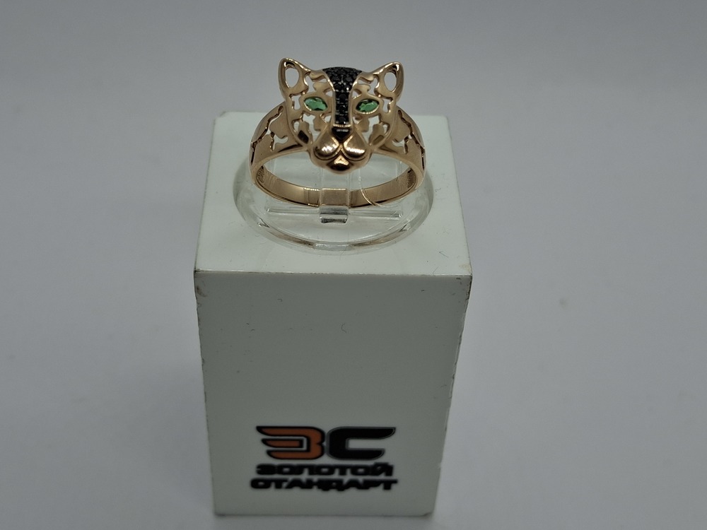 КОЛЬЦО С КАМНЯМИ (Au 585)