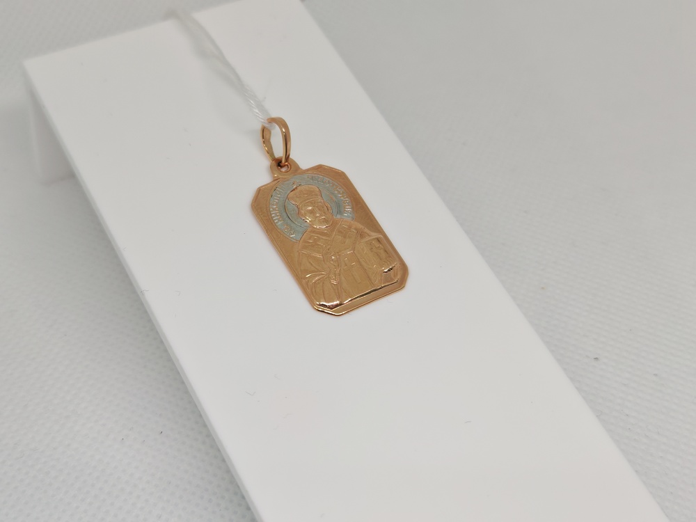 ПОДИБК585 ПОДВЕСКА ИКОНА БЕЗ КАМНЯ (Au 585)