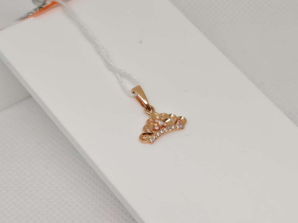 ПОДКМИ585 ПОДВЕСКА С КАМНЯМИ (Au 585)