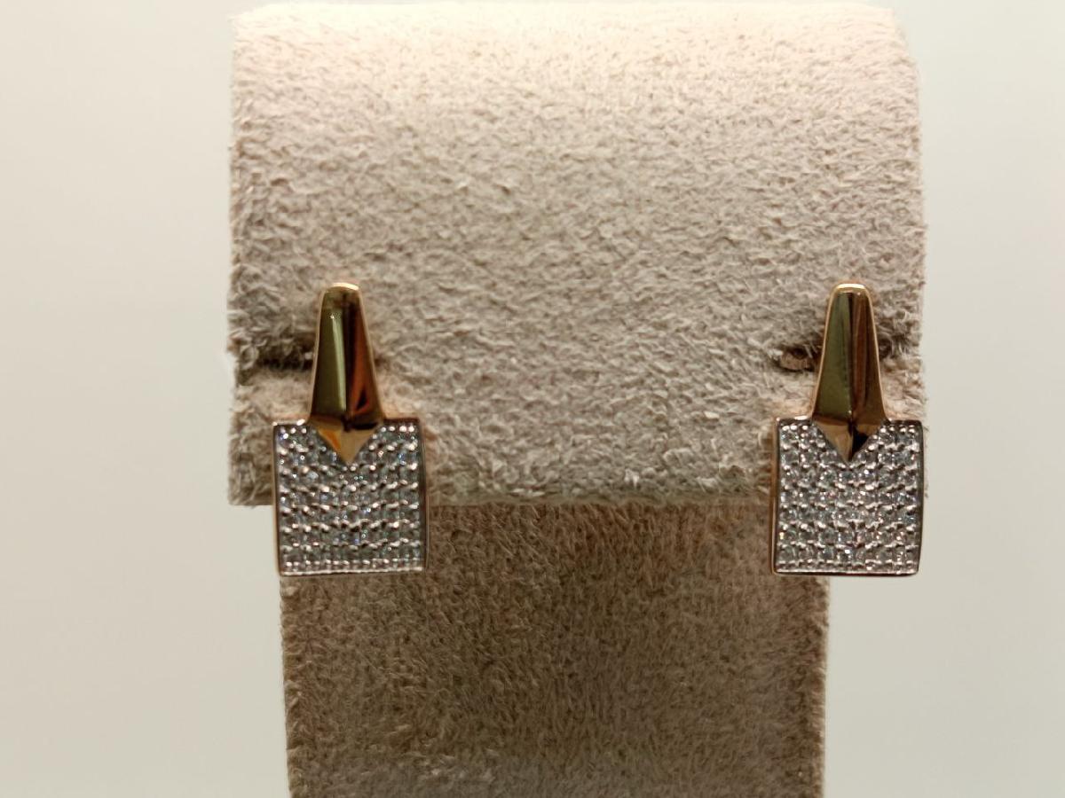 СЕРЬГИ С КАМНЯМИ (Au 585)