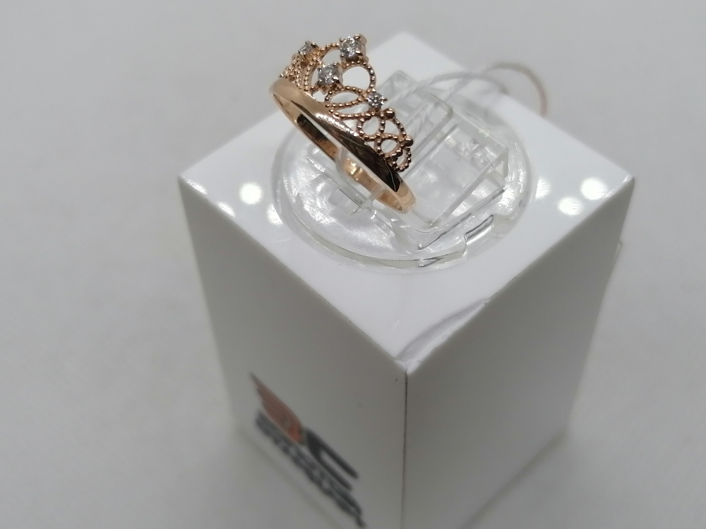 КОЛКМИ585 КОЛЬЦО С КАМНЯМИ (Au 585)