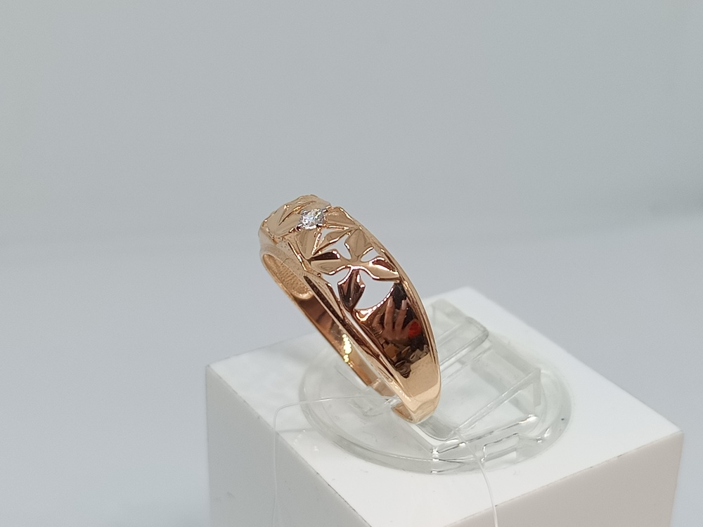 КОЛЬЦО С КАМНЕМ (Au 585)