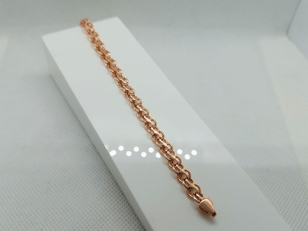 БРАСЛЕТ ПОЛНОВЕСНЫЙ Ручеек Au 585