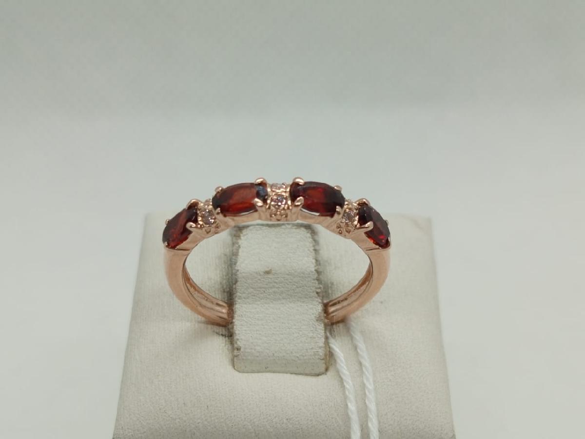 КОЛЬЦО С КАМНЯМИ (Au 585)